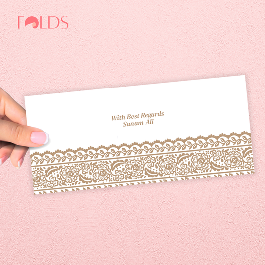 Floral Edge Envelope