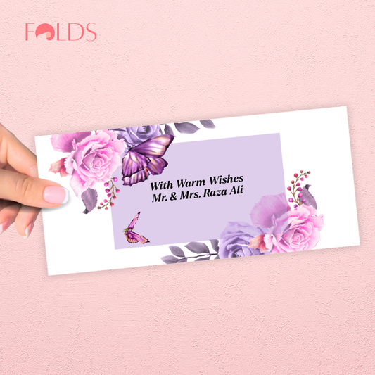 Lavender Flutter Envelope