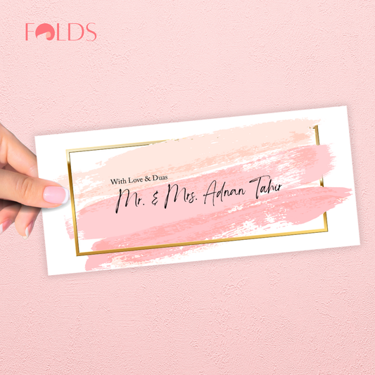 Blush Stroke Envelope