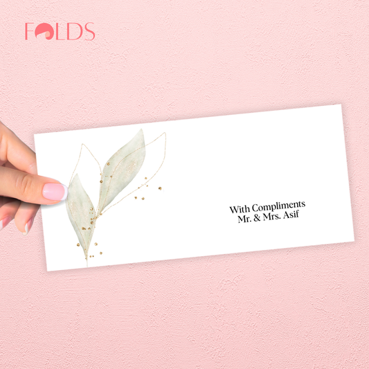 Leaf Scroll Envelope