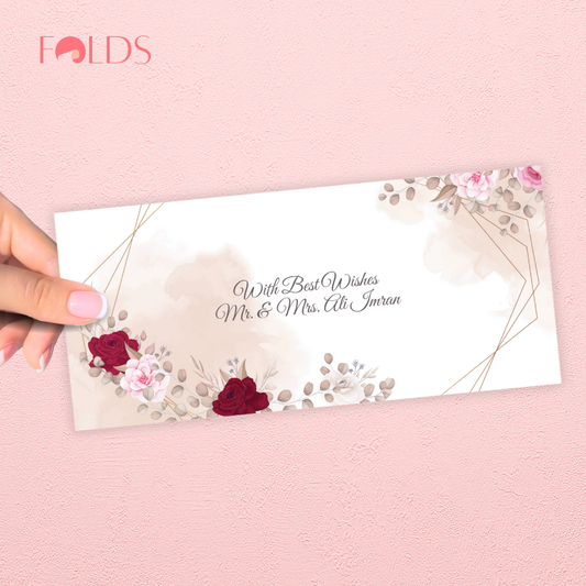 Crimson Rose Envelope