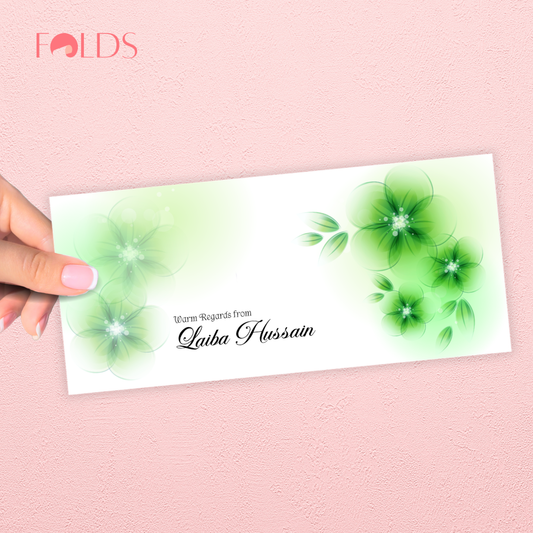 Lime Whisper Envelope