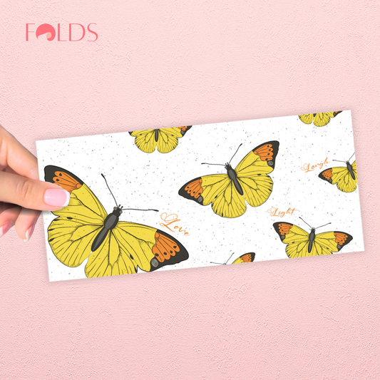 Golden Flutter Envelope