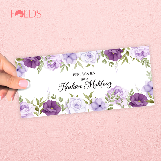 Purple Bloom Envelope