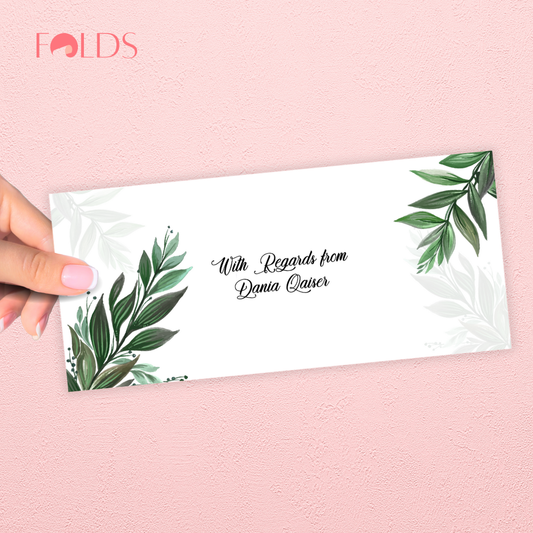 Greenery Crest Envelope