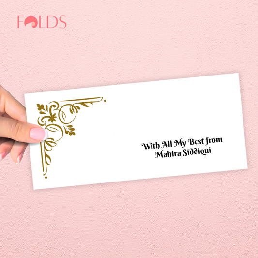 Corner Scroll Envelope