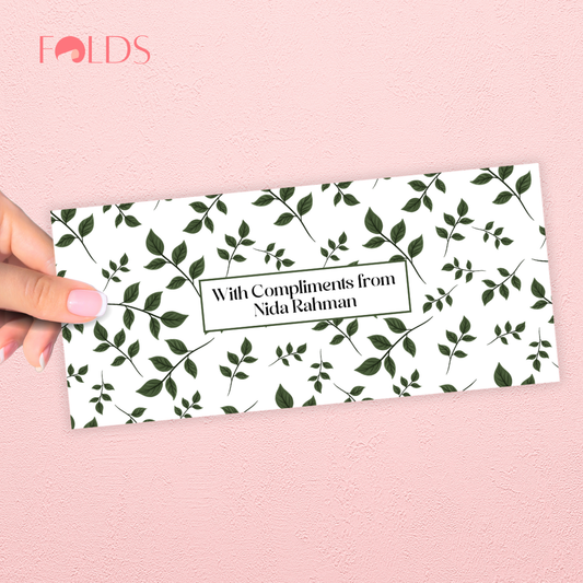 Leafy Pattern Envelope