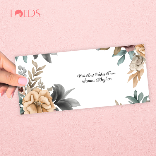 Autumn Motif Envelope