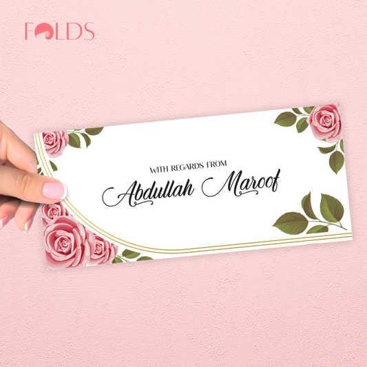 Pink Accents Envelope