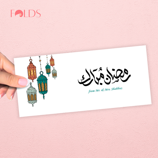 Colorful Calligraphy Envelope