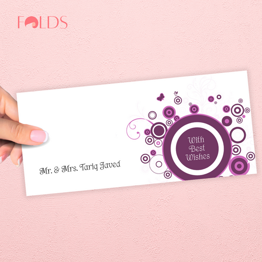 Purple Swirl Envelope