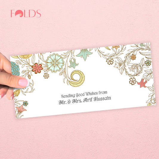 Pastel Paisley Envelope