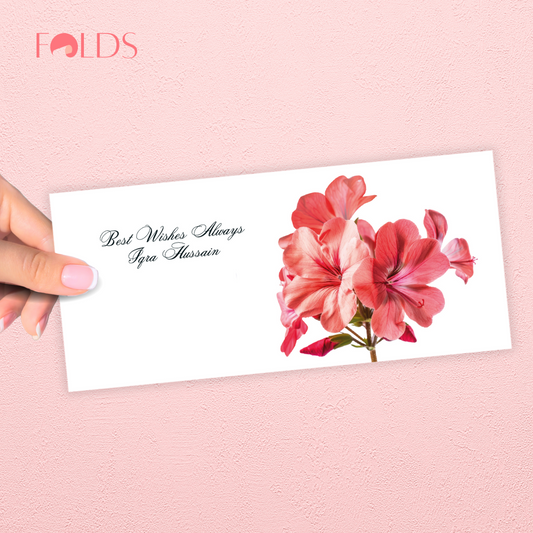 Geranium Bloom Envelope