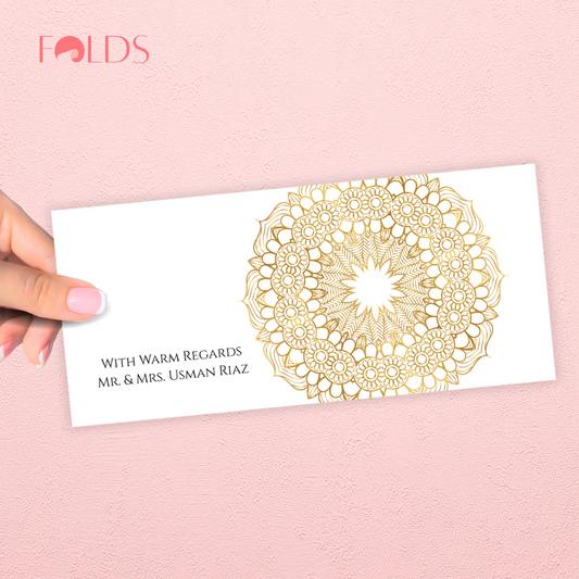 Golden Mandala Envelope