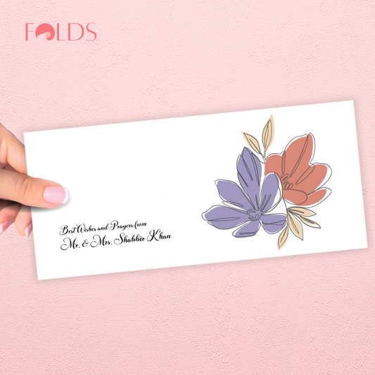 Sketchy Blooms Envelope