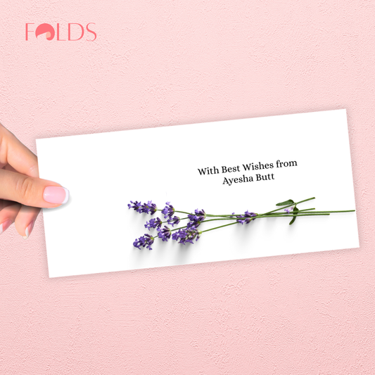 Violet Stem Envelope