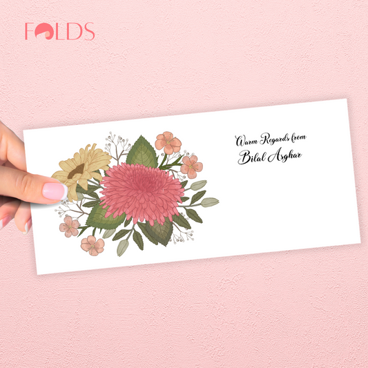 Muted Bouquet Envelope