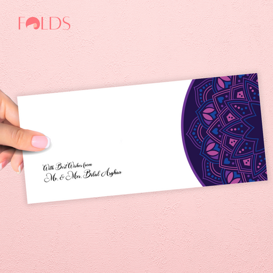 Plum Pattern Envelope