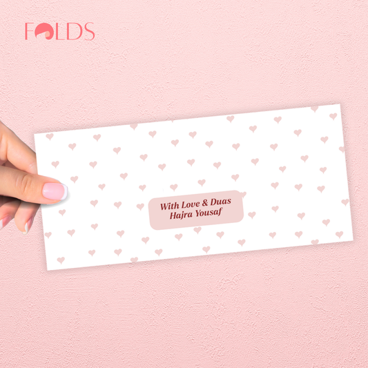 Blush Heart Envelope