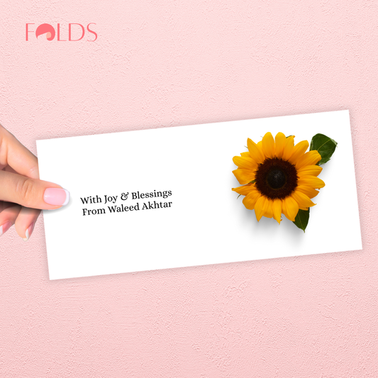 Wild Sunflower Envelope