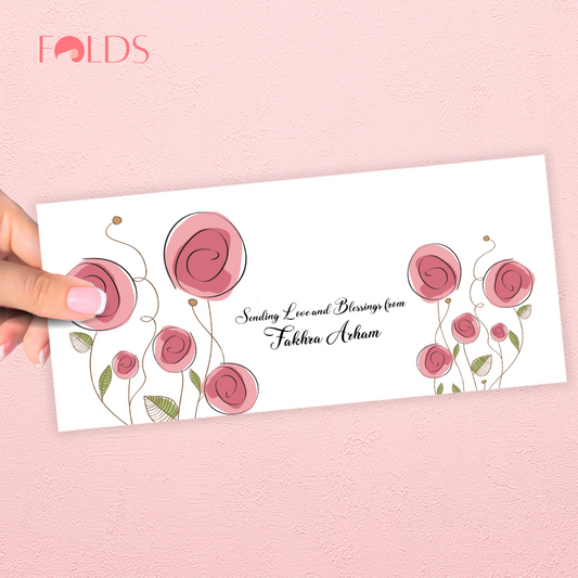 Rose Sketch Envelope