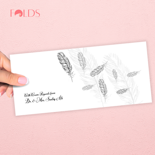 Silver Plumes Envelope