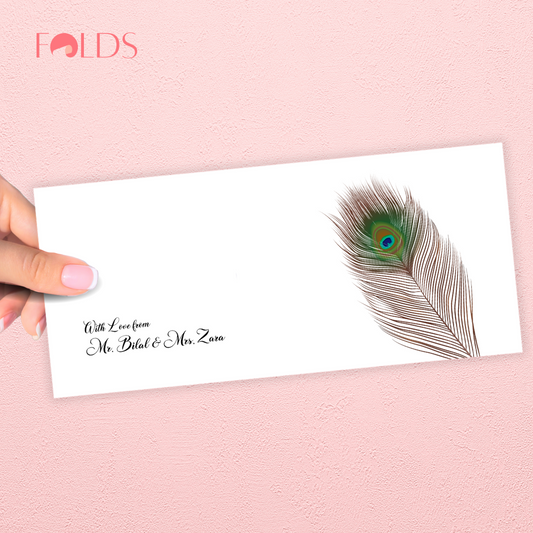 Peacock Plume Envelope