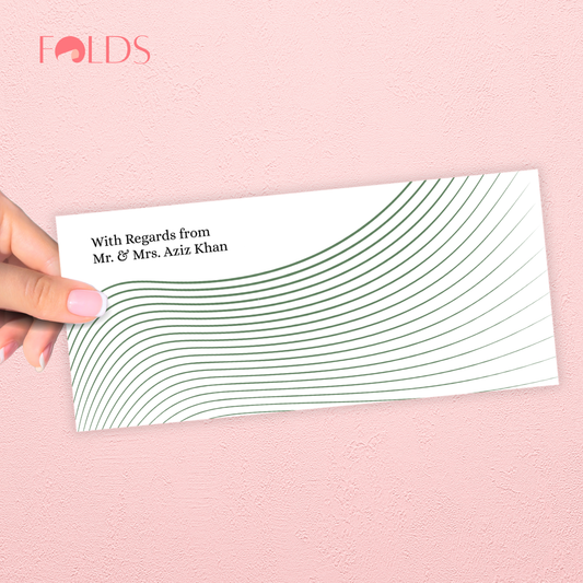 Leafy Contours Envelope