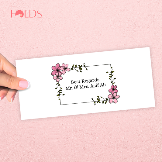 Floral Frame Envelope