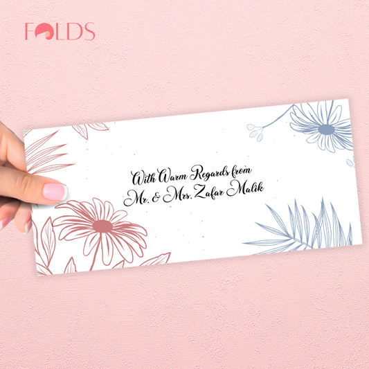 Vivid Flora Envelope