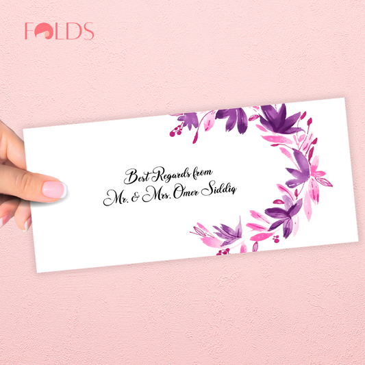 Lavender Bloom Envelope