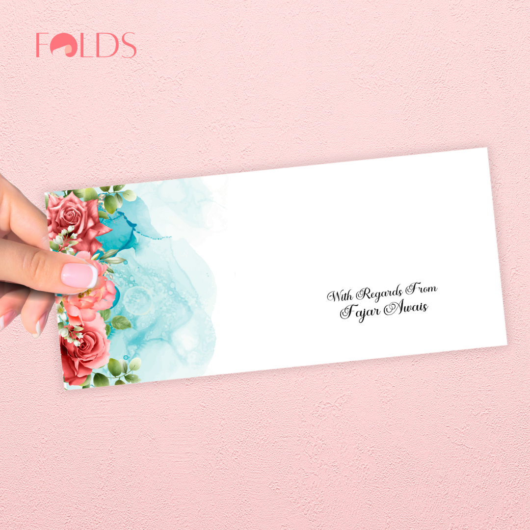 Blush Rose Envelope – The Folds