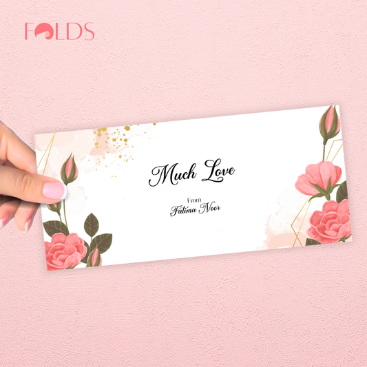 Soft Peony Envelope
