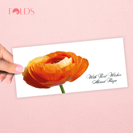 Orange Bloom Envelope