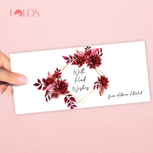 Ruby Petals Envelope