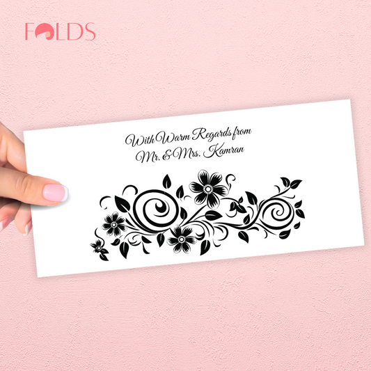 Midnight Petals Envelope