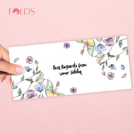 Color Blossom Envelope