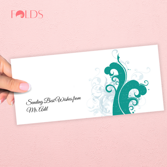 Flora Splash Envelope