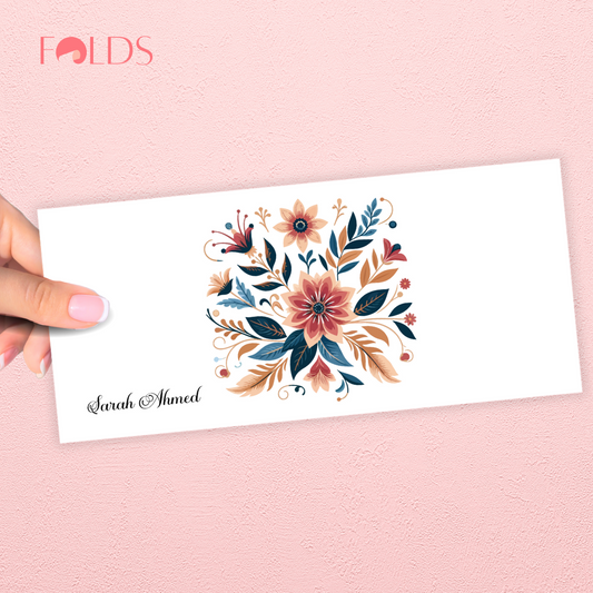 Floral Veil Envelope