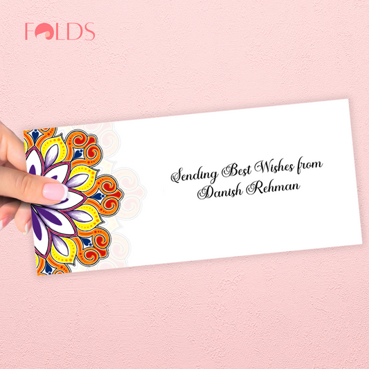 Vibrant Vows Envelope