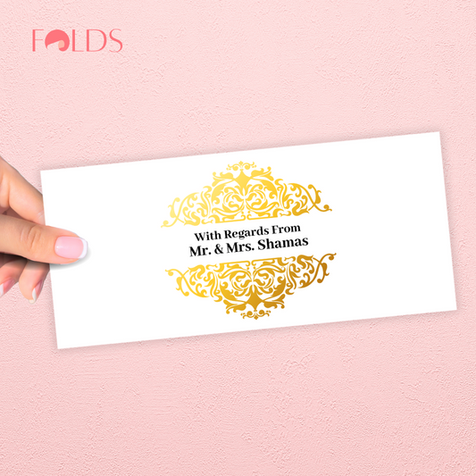 White Royal Envelope