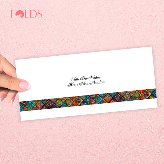 Mosaic Stripe Envelope
