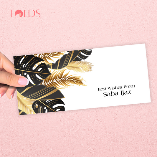 Golden Petals Envelop