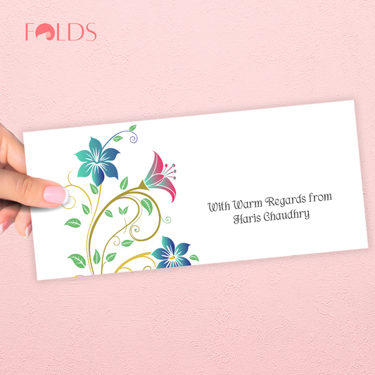 Vivid Flourish Envelope