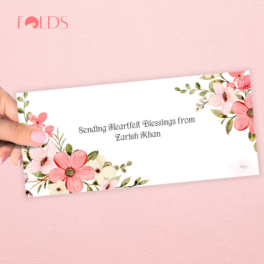 Blushing Blooms Envelope