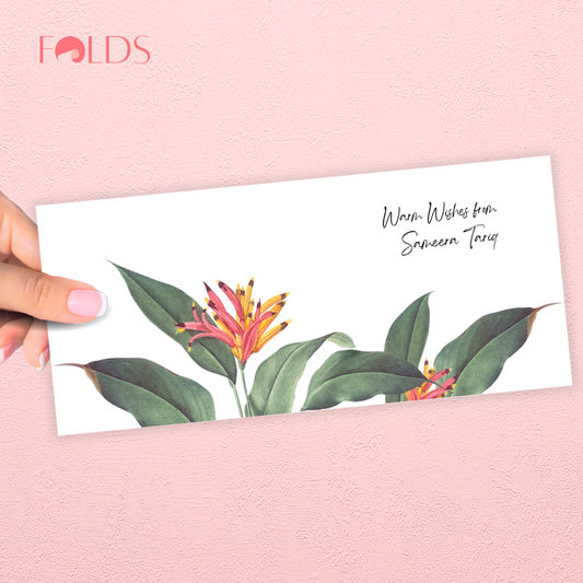 Jungle Flower Envelope
