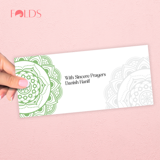 Mint & Silver Envelope