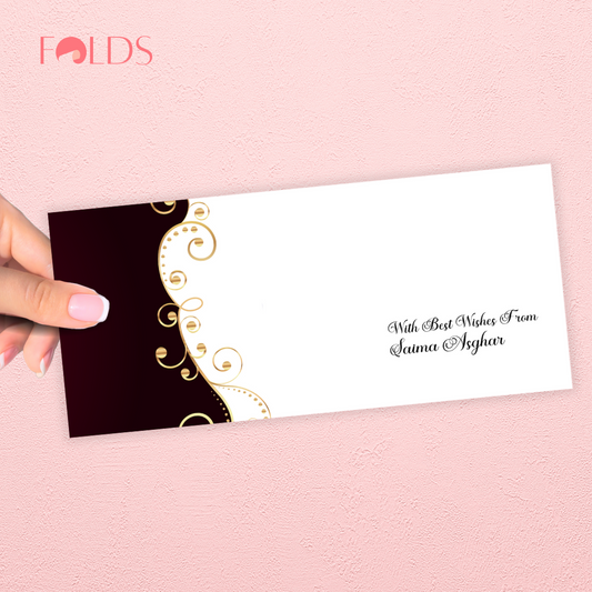 Gold Black Envelope