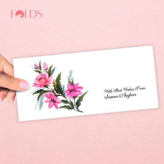 Flora Charm Envelope