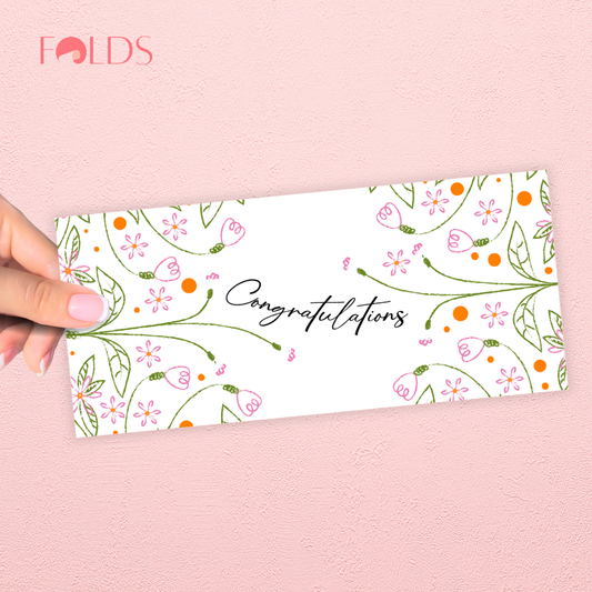Pink Vines Envelope